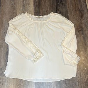 Boho Style Cream Blouse